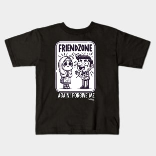 Friendzone masters! Date is not allowed - NOT AGAIN! CHEER UP! - Retro Vintage Funny Funny Style Kids T-Shirt